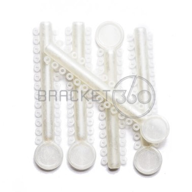 LEGATURE ELASTICHE LUNGHE WHITE PEARL