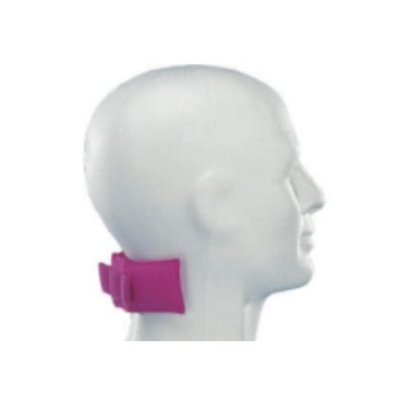 CASCO CERVICALE ROSA CON ANCORAGGIO EXTRAORALE